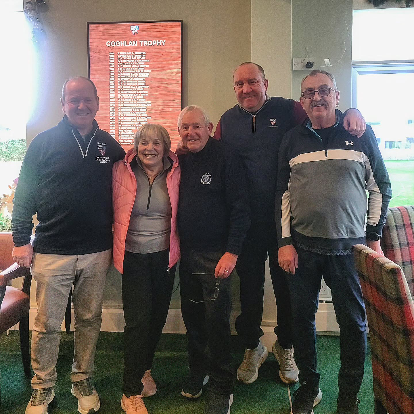 Cooden Beach Golf Club celebrates Turkey Trot Scramble winners
