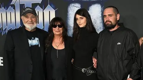 Getty Images Rob Reiner, Michele Singer, Romy Reiner, Nick Reiner, Maria Gilfillan and Jake Reiner at "Spinal Tap II: The End Continues" Los Angeles Premiere held at The Egyptian Theatre on September 09, 2025 in Los Angeles, California.