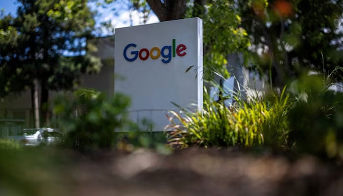 A Google logo is seen at a company research facility in Mountain View, California, US on May 13, 2025. Reuters