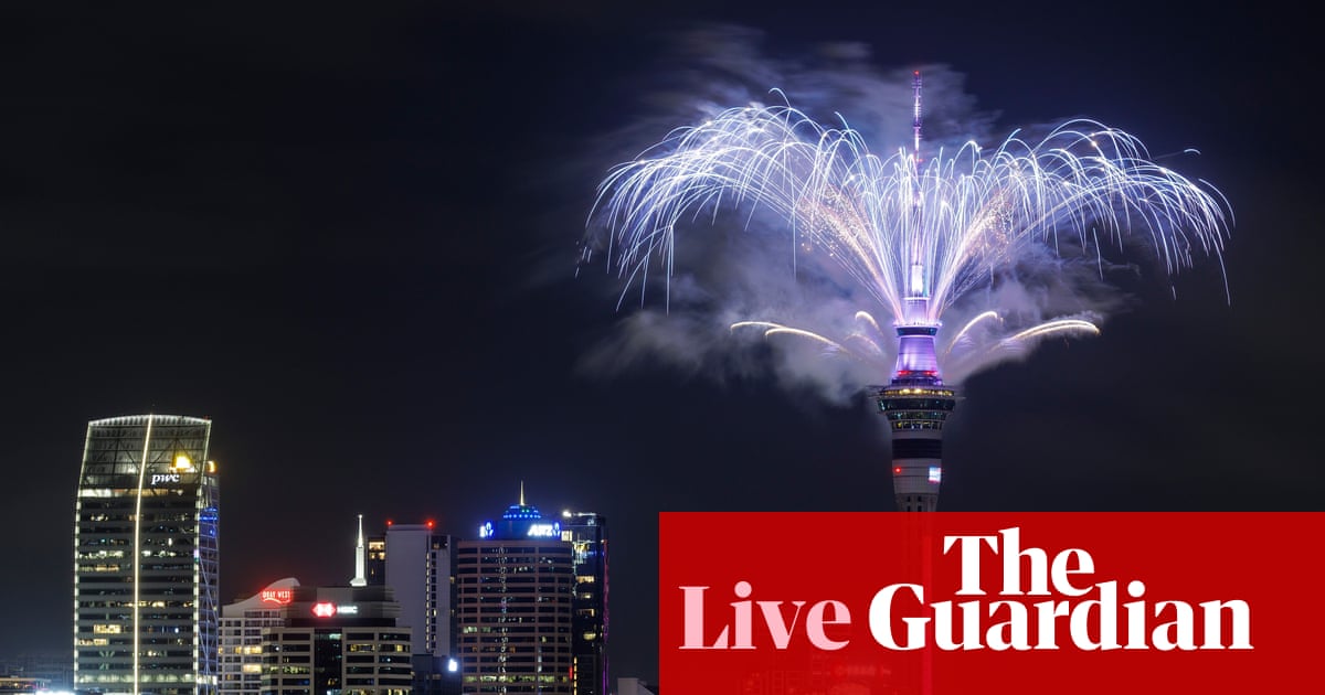 New Year’s Eve live: world prepares to ring in 2026, as Kiribati and New Zealand see in the new year | New year