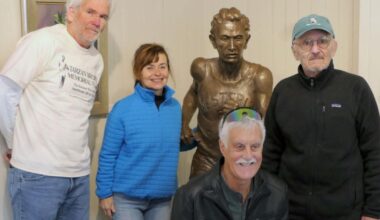 Bronze statue of running legend Tarzan Brown arrives safely to its winter home | Daily-news-alerts
