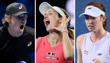 Entry lists for first grand slam, Aussies in the tournament, seeds, Alex de Minaur, Maya Joint, Danielle Collins snub