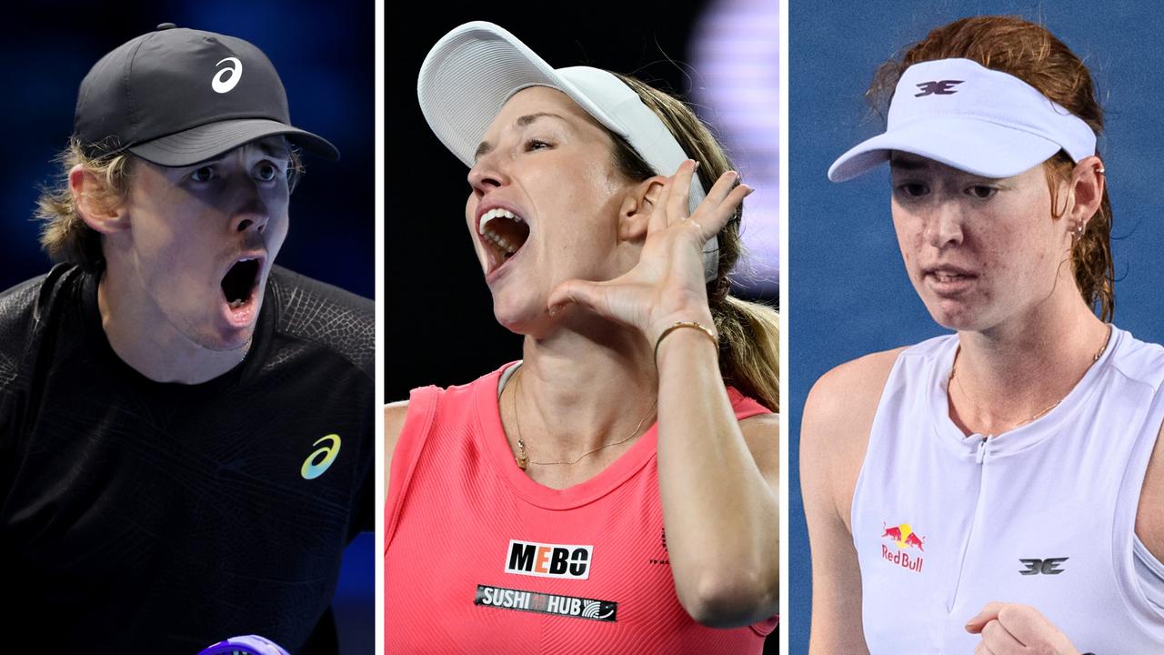Entry lists for first grand slam, Aussies in the tournament, seeds, Alex de Minaur, Maya Joint, Danielle Collins snub