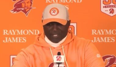 Todd Bowles press conference, Tampa Bay Buccaneers blow playoff hopes against Atlanta Falcons