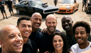 Tyrese Gibson shares image of Ronaldo on set in Fast and Furious movie