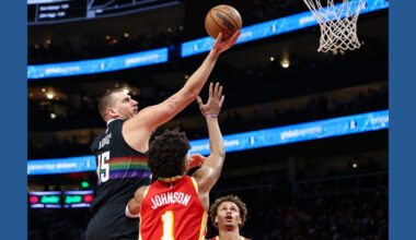 Jokic scores 39 points as Nuggets use big fourth quarter to rally for 134-133 win over Hawks