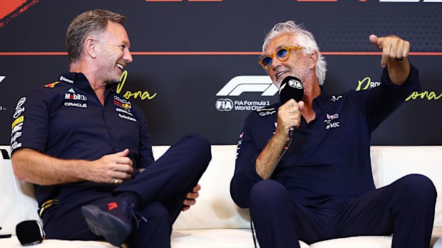 Christian Horner and Flavio Briatore have long had links in the Formula 1 paddock. 