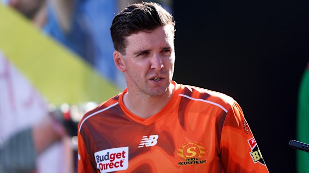 Jhye Richardson of the Scorchers.