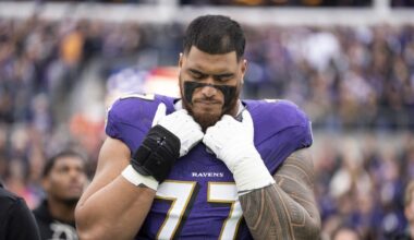 Shannon Sharpe slams Daniel Faalele after poor play for Baltimore Ravens, Australians playing in the NFL, Jordan Mailata