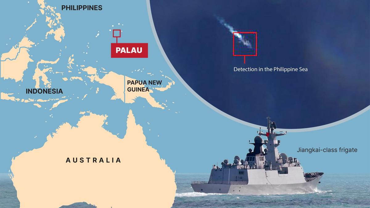 Australian P-8 aircraft tracks four Chinese warships north of Palau