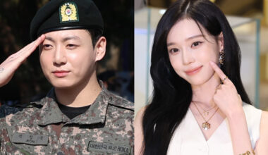 BTS's Jungkook, left, and aespa' Winter [NEWS1]