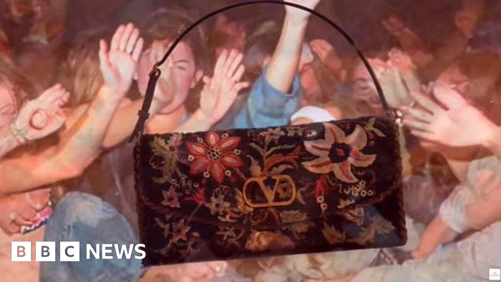 Valentino criticised over 'disturbing' AI handbag ads