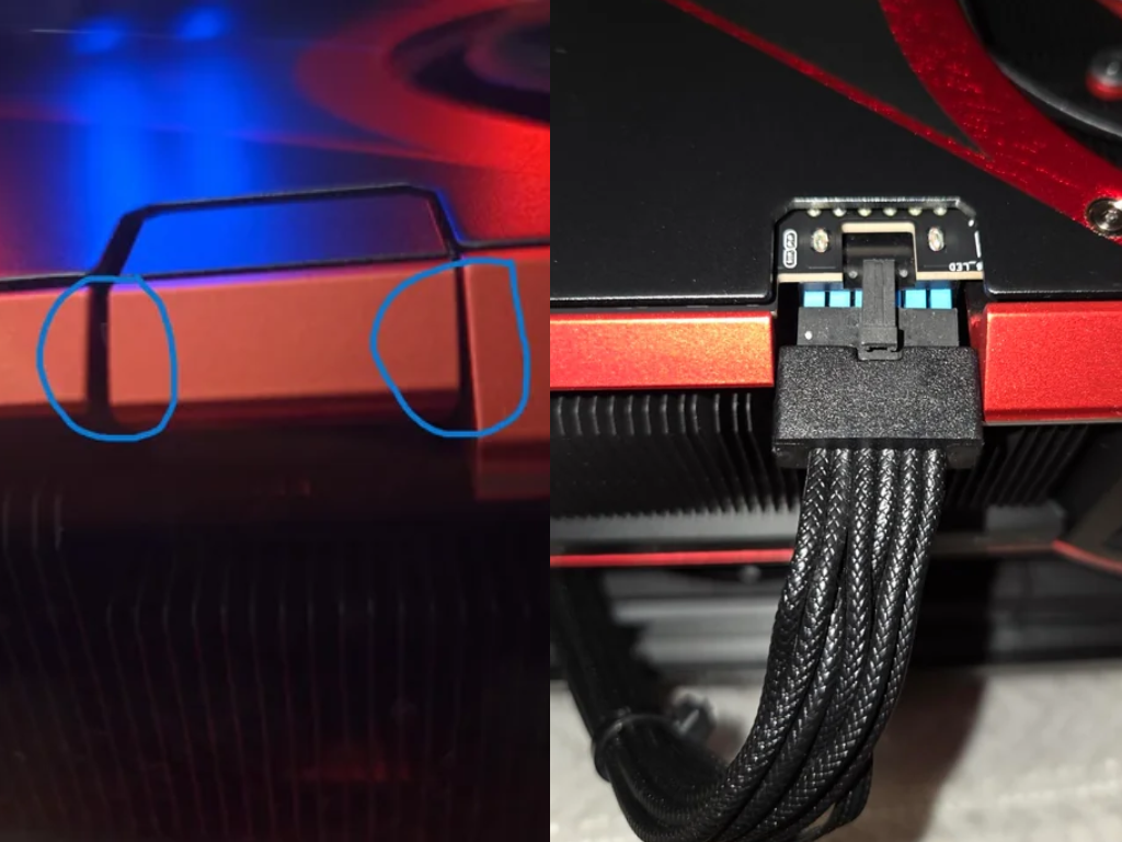 Asus denies replacement for $4,000 ROG Matrix RTX 5090 claiming misaligned power connector is part of original design