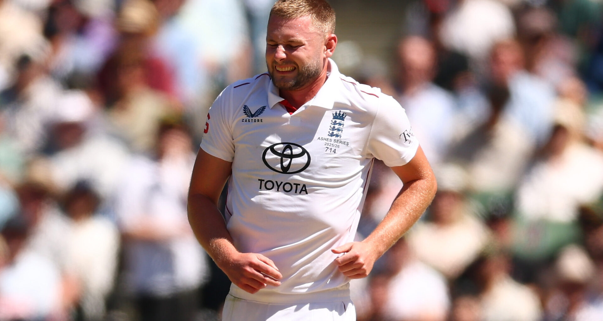 Atkinson out: England lose third Ashes quick