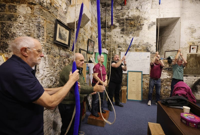 The bell ringers of Christ Church Cathedral