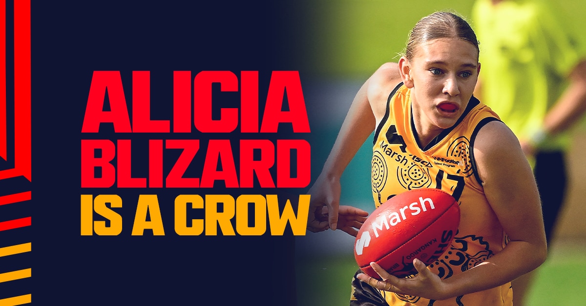 Crows select Alicia Blizard with Pick No.39