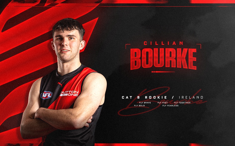 Bourke becomes a Bomber