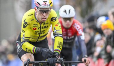 Punctures compromise Van Aert’s race in Loenhout - Team Visma | Lease a Bike