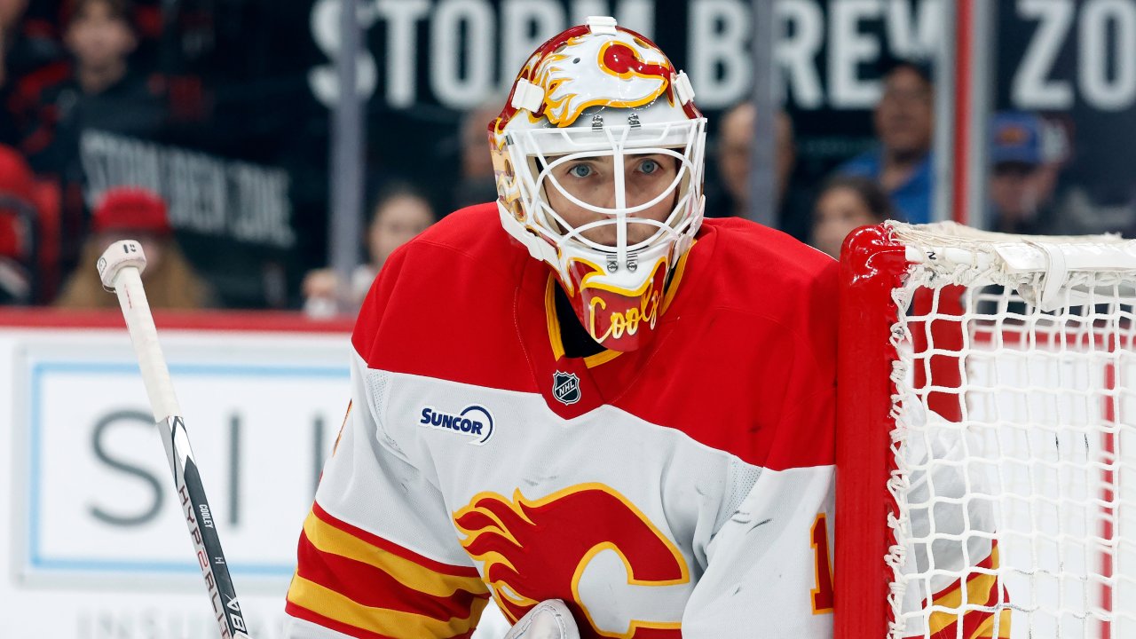 Flames’ all-California goalie tandem battled the elements to make history