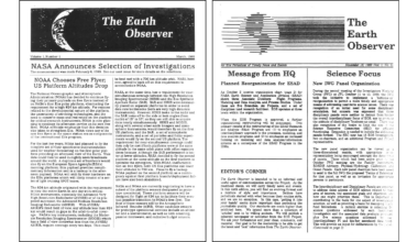 Earth Observer Covers 1-2