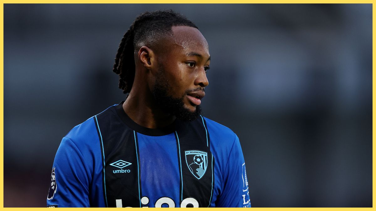 Antoine Semenyo of AFC Bournemouth, against Brentford
