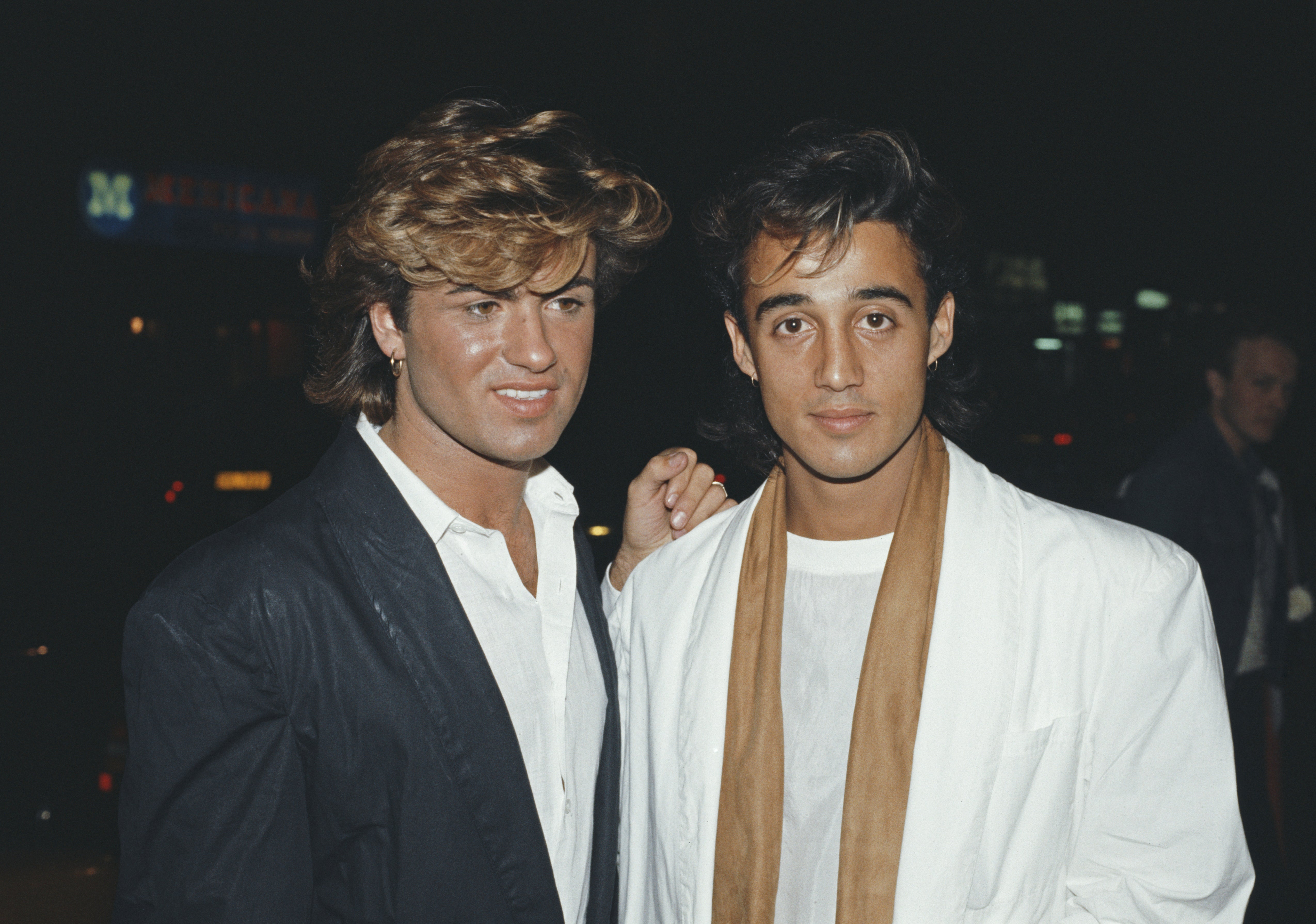 Singers George Michael and Andrew Ridgeley formed the pop duo Wham!, responsible for the festive hit ‘Last Christmas’