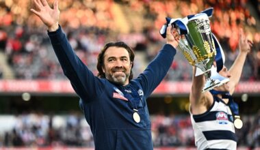 Geelong confirm contract extension for two-time premiership coach Chris Scott - AFL News