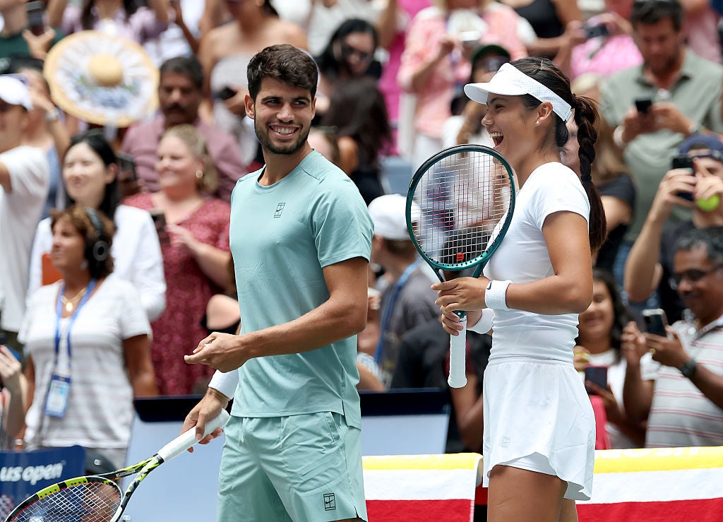 Partnerships like Alcaraz/Raducanu proved social-media friendly but could not beat actual doubles players