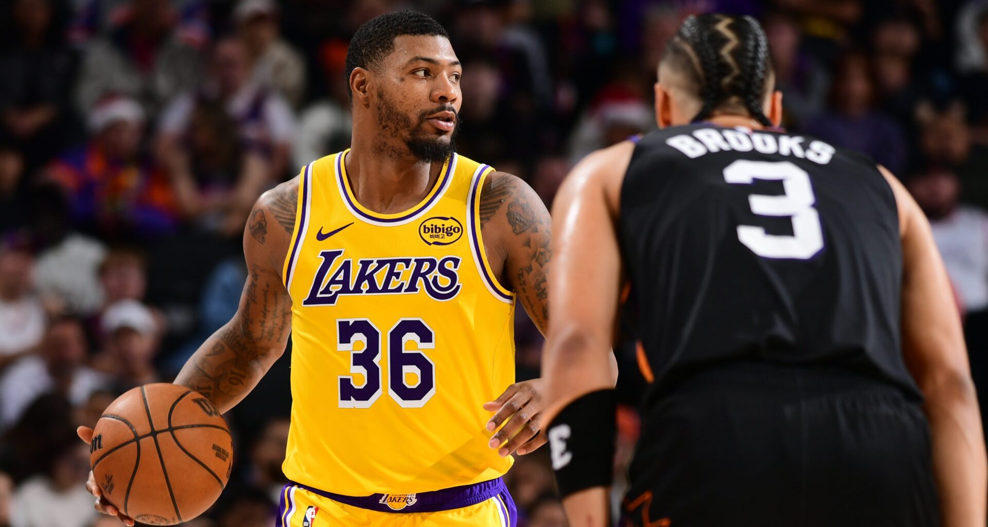 Marcus Smart dribbling