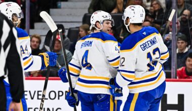 Sabres claw their way to overtime win over Senators