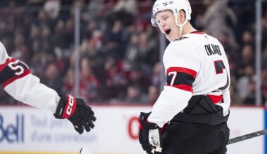 Tkachuk scores first goal as Senators end road trip with 'massive' win over Canadiens
