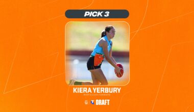 Pick 3: Kiera Yerbury