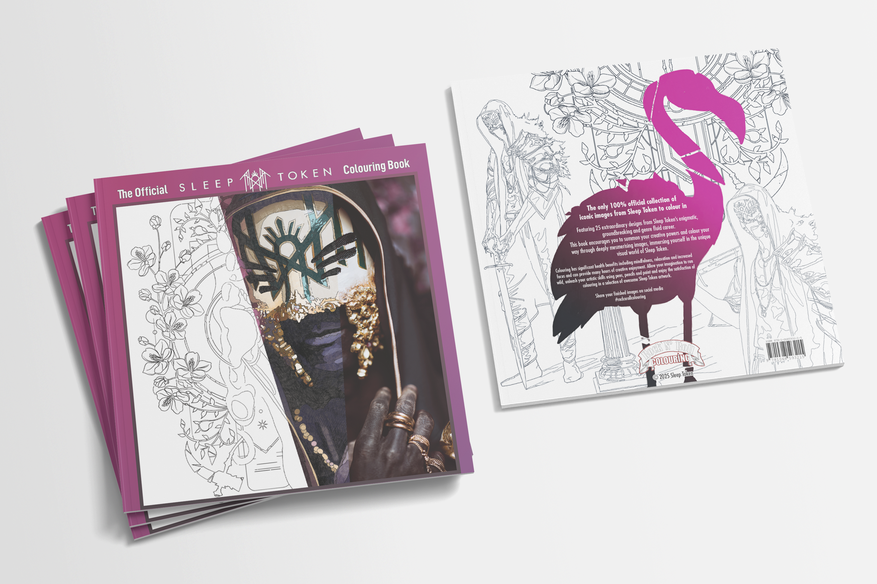 Sleep Token colouring book