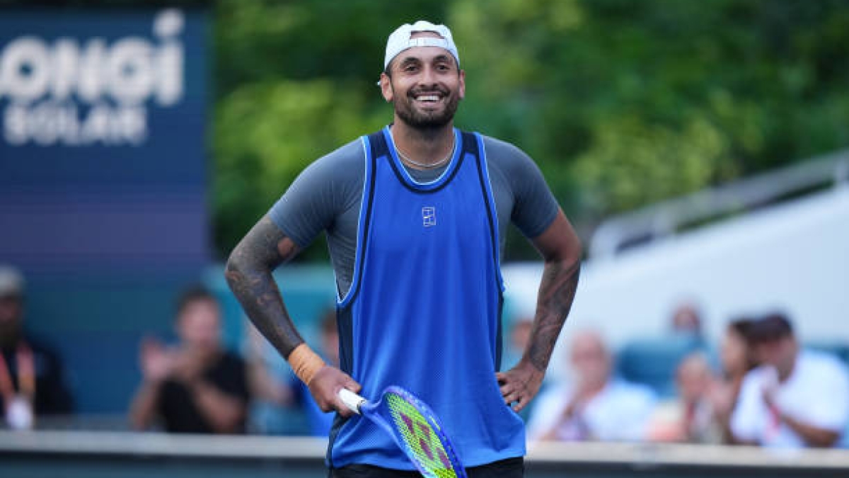 Kyrgios Returns to the Court as if He Had Never Left: This is What He Did to Shelton in an Exhibition. Photo: Gettyimages