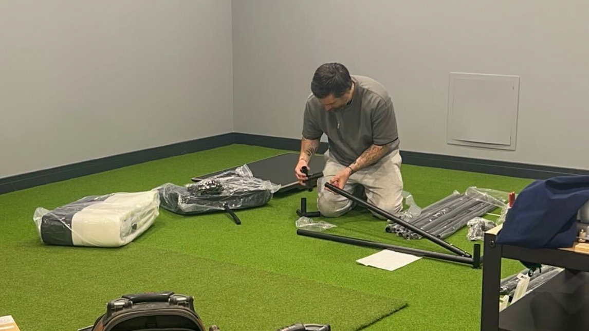 Photo of the Sim Space Golf Simulator Enclosure