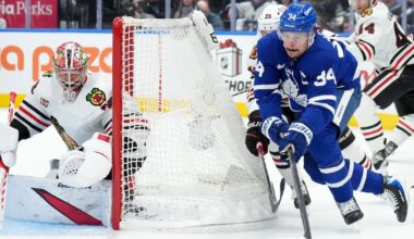 Auston Matthews, Dakota Joshua score eight seconds apart to help Toronto Maple Leafs rally past Chicago Blackhawks