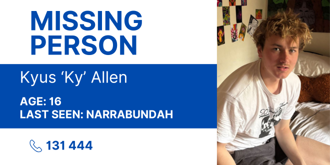 Have you seen Kyus? | ACT Policing