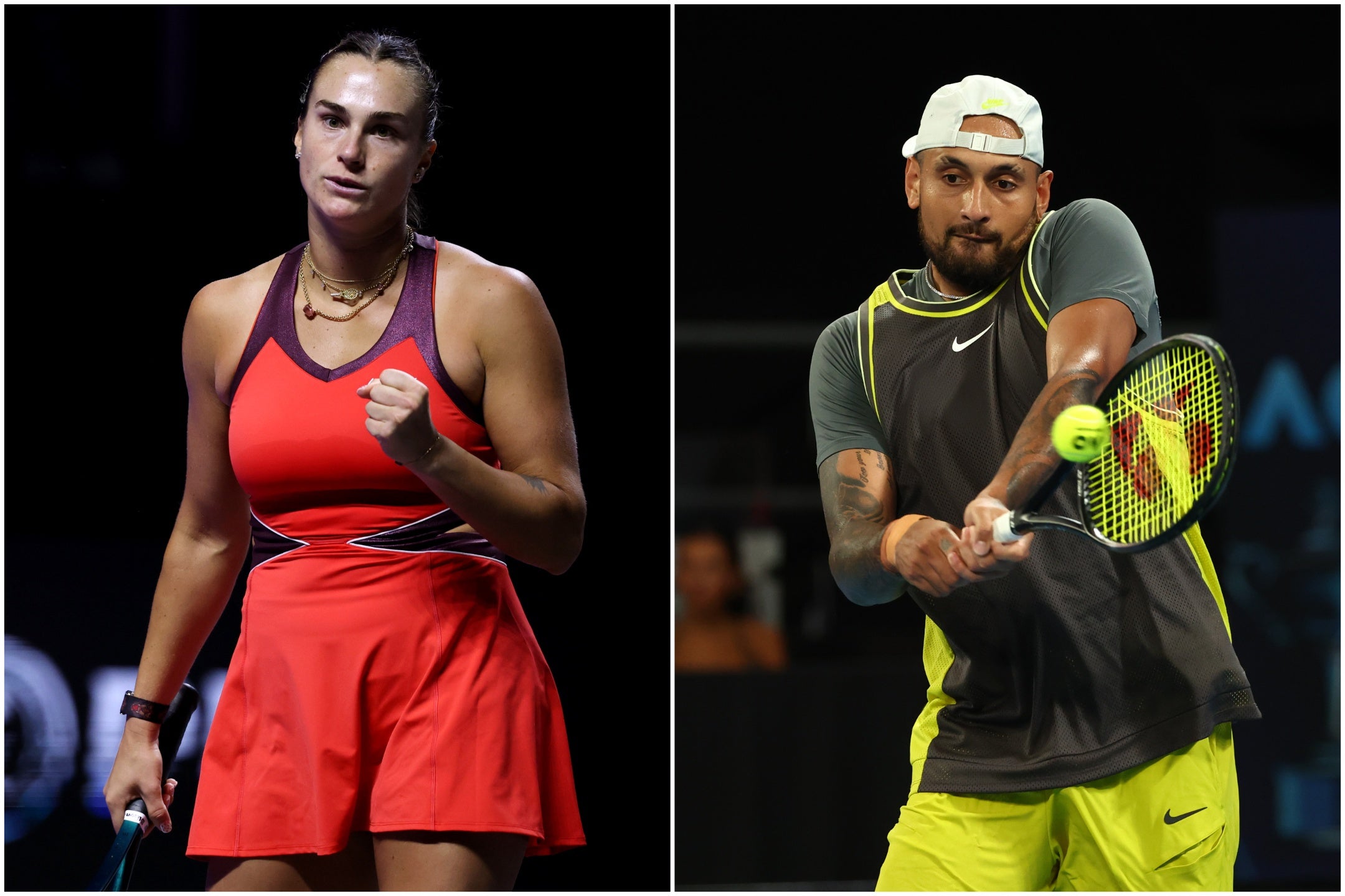 Sabalenka takes on Kyrgios in the controversial match-up