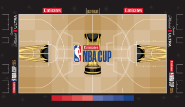 Behind the Emirates NBA Cup 2025 court designs with Victor Solomon