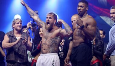 Jake Paul vs Anthony Joshua live updates: Netflix boxing fight card latest, ring walk times, predictions, more