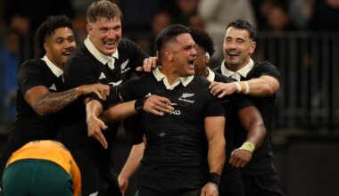 Top five individual performances for the All Blacks in 2025