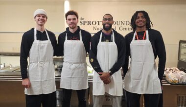 Raptors step away from basketball to connect with, 'serve' community