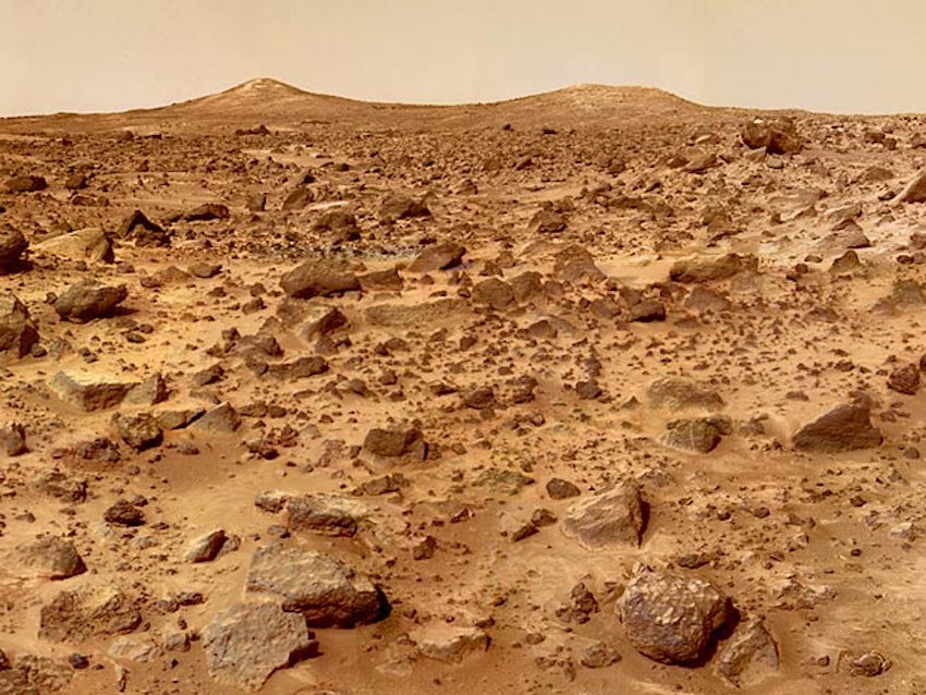 The search for life on the surface of Mars has been ranked as a top priority for the human exploration of the red planet (Credit : NASA)