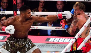 Anthony Joshua vs Jake Paul live: Joshua leaves Paul with ‘broken jaw’ after winning controversial Netflix fight