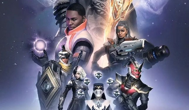 Destiny: Rising key art of main character posing