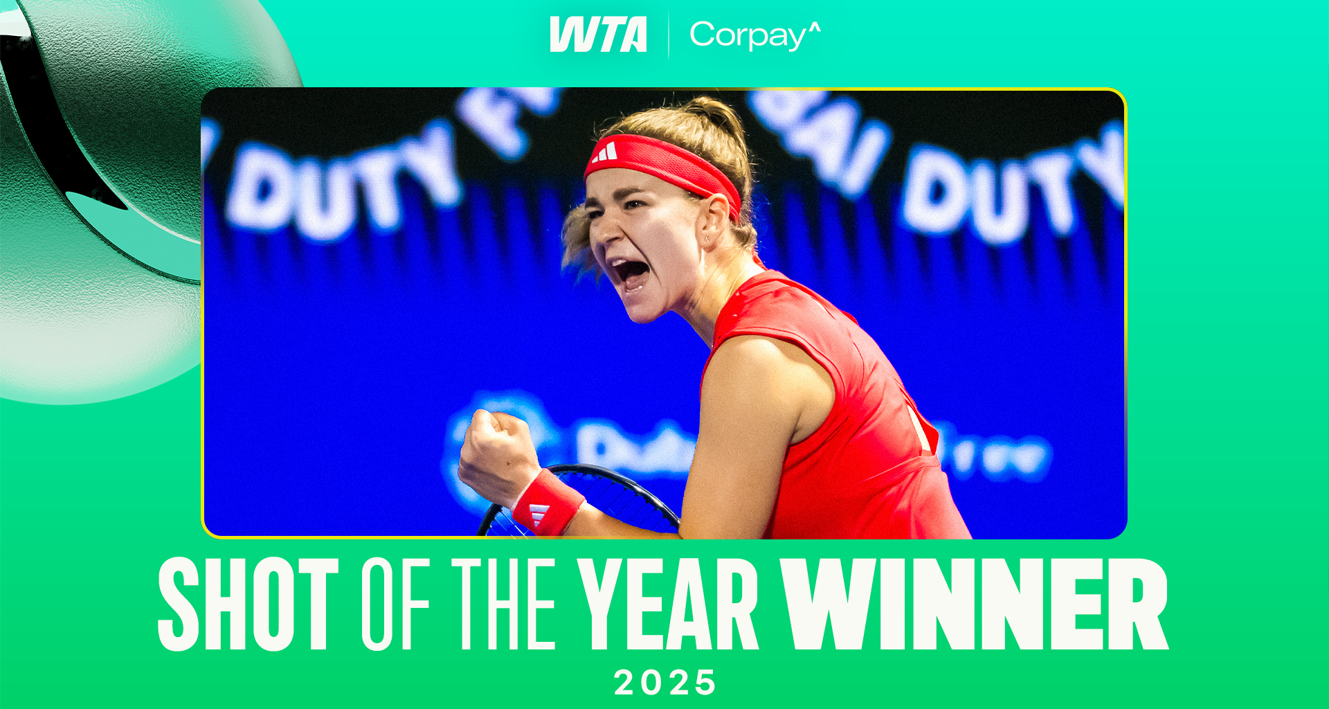 Karolina Muchova wins 2025 shot of the year with remarkable tweener lob