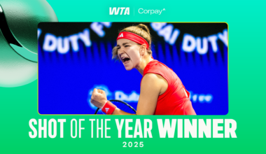 Karolina Muchova wins 2025 shot of the year with remarkable tweener lob