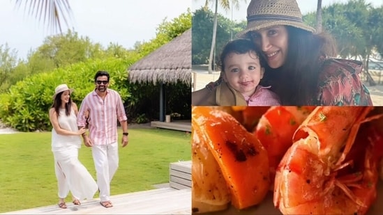 Sagarika Ghatge, Zaheer Khan, and their son Fatehsinh Khan went on a vacation recently.