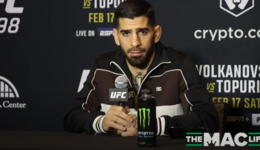 Topuria backs ‘well deserved’ Gaethje vs. Pimblett interim title fight