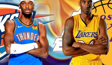 Comparing Shai Gilgeous-Alexander And Kobe Bryant From Age 20 To 27: Who Is Better So Far